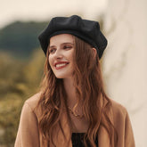 Boina de calabaza de color sólido